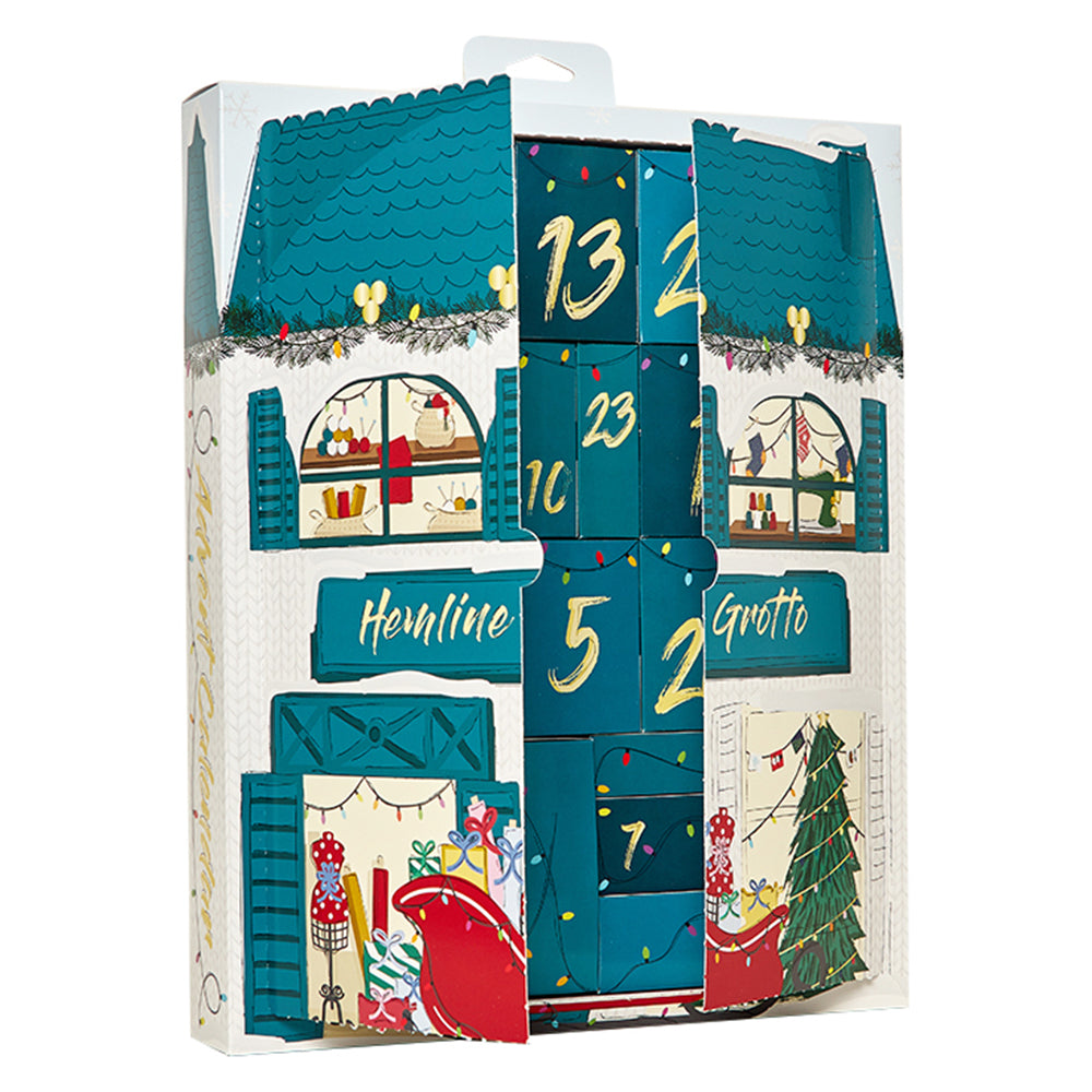 Fabulous Hemline Haberdashery Filled Advent Calendar | 24 Days