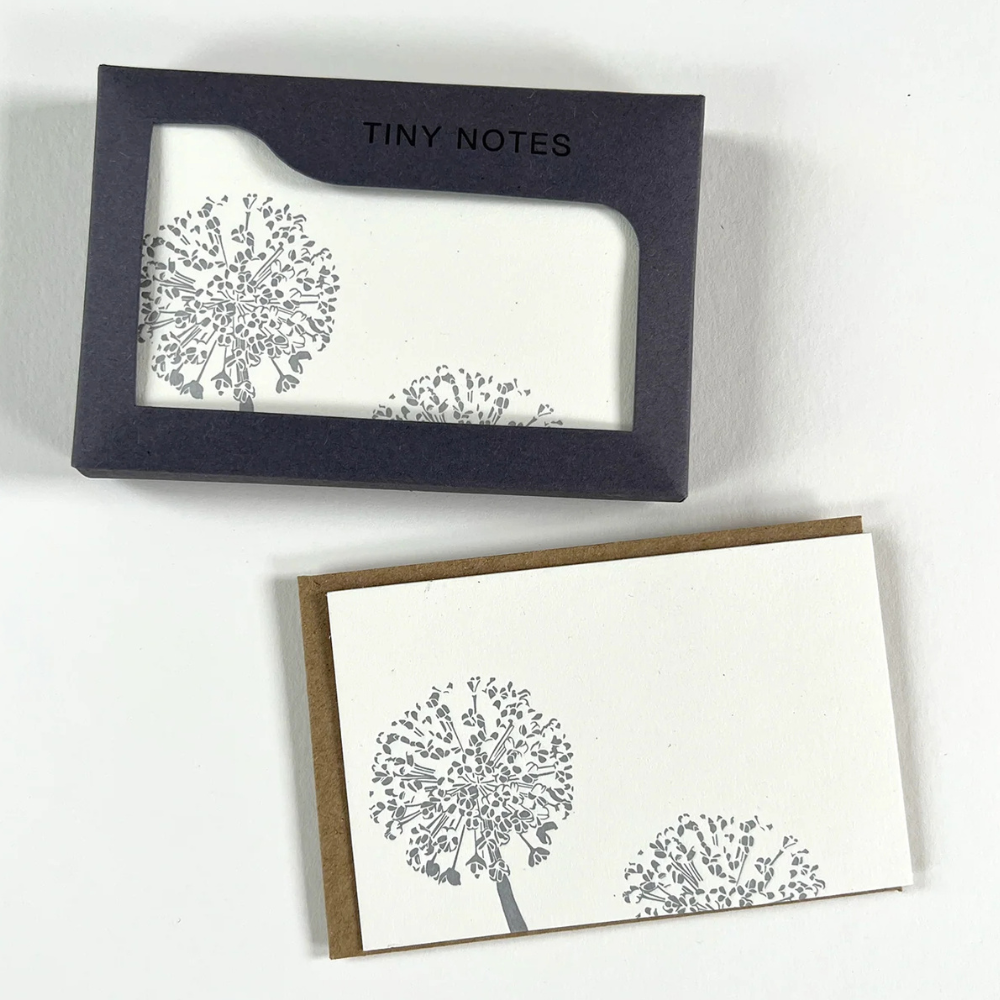 Allium | Set of 10 Tiny Notecards &amp; Envelopes | Little Gift
