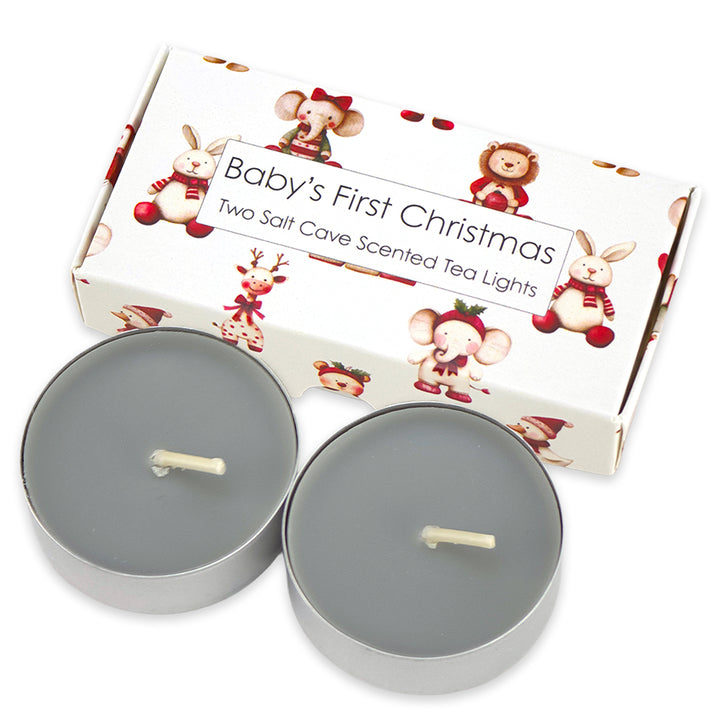 Salt Cave Tealight Candles | Baby&