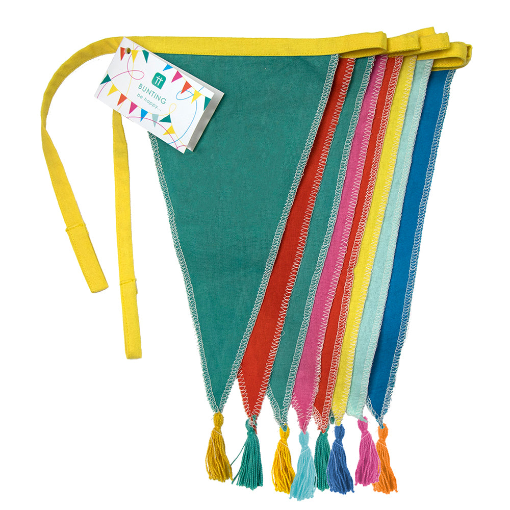 Bright Colours | 3m Fabric Cotton Party Bunting