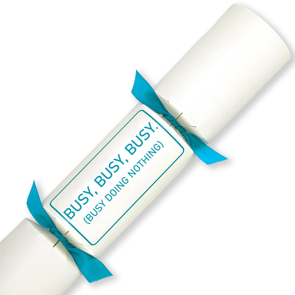 Busy, Busy, Busy Doing Nothing | Single Cracker Making Craft Kit | Office Banter