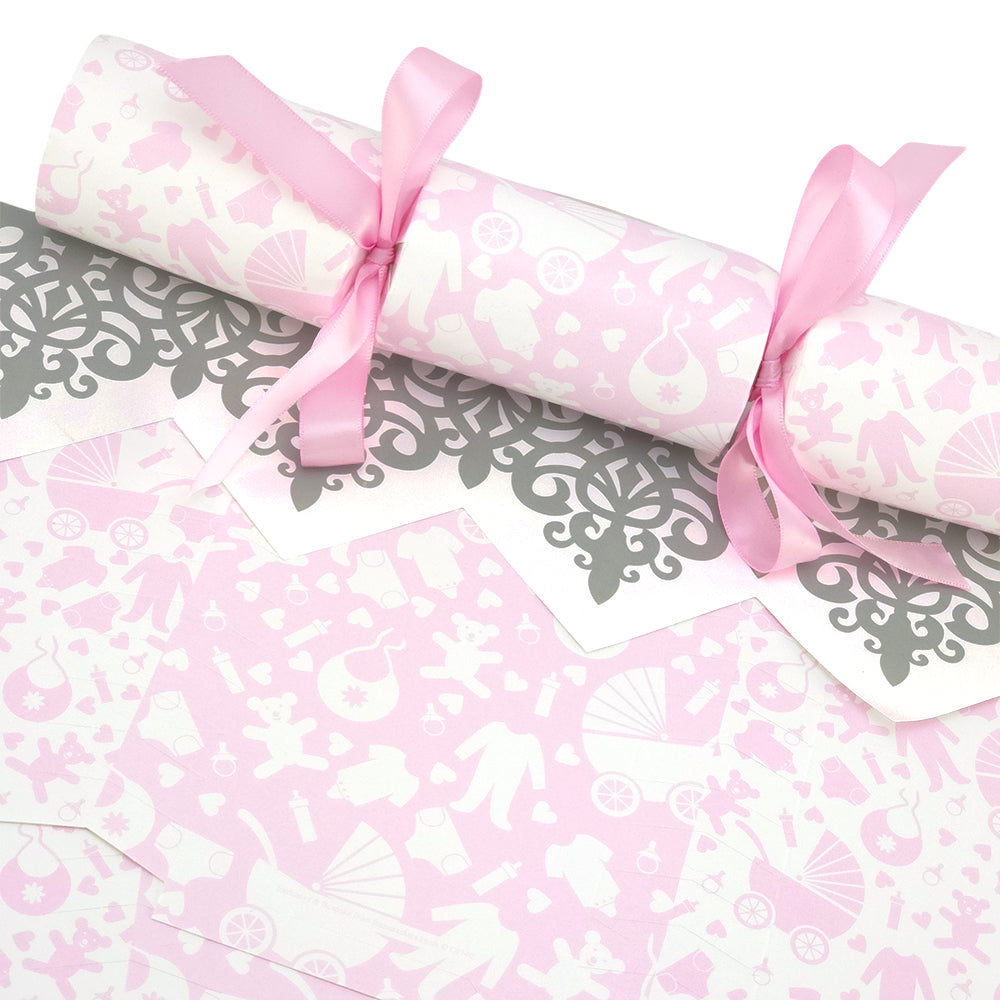 Baby Shower &amp; Gender Reveal | Cracker Making Craft Kit | Make and Fill Your Own