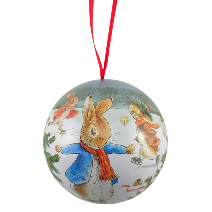 Peter Rabbit at Christmas | Fillable Tinware Baubles Collection | 7cm