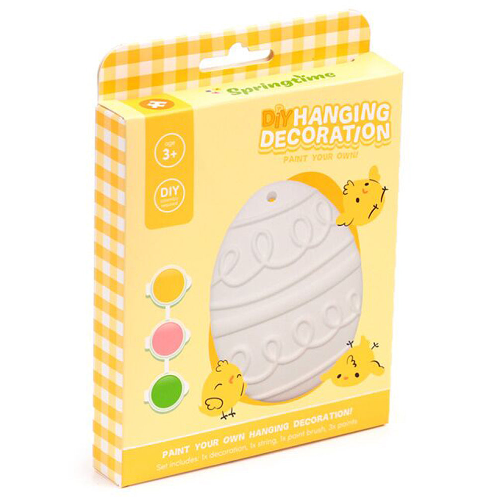 Easter Egg | Springtime Paint Your Own Ceramic Decoration | Kids Craft Kit