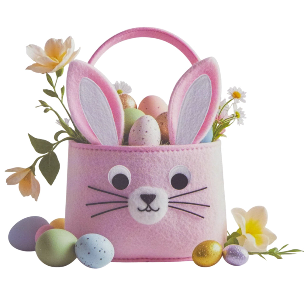 Sew Your Own Easter Bunny Basket | Kids Easter Egg Hunt Craft Kit