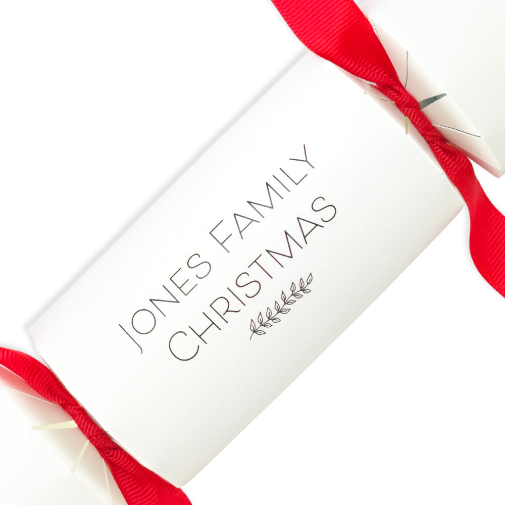 Personalised Family Christmas Crackers | Craft Kit | Add Family Name | Minimum 4