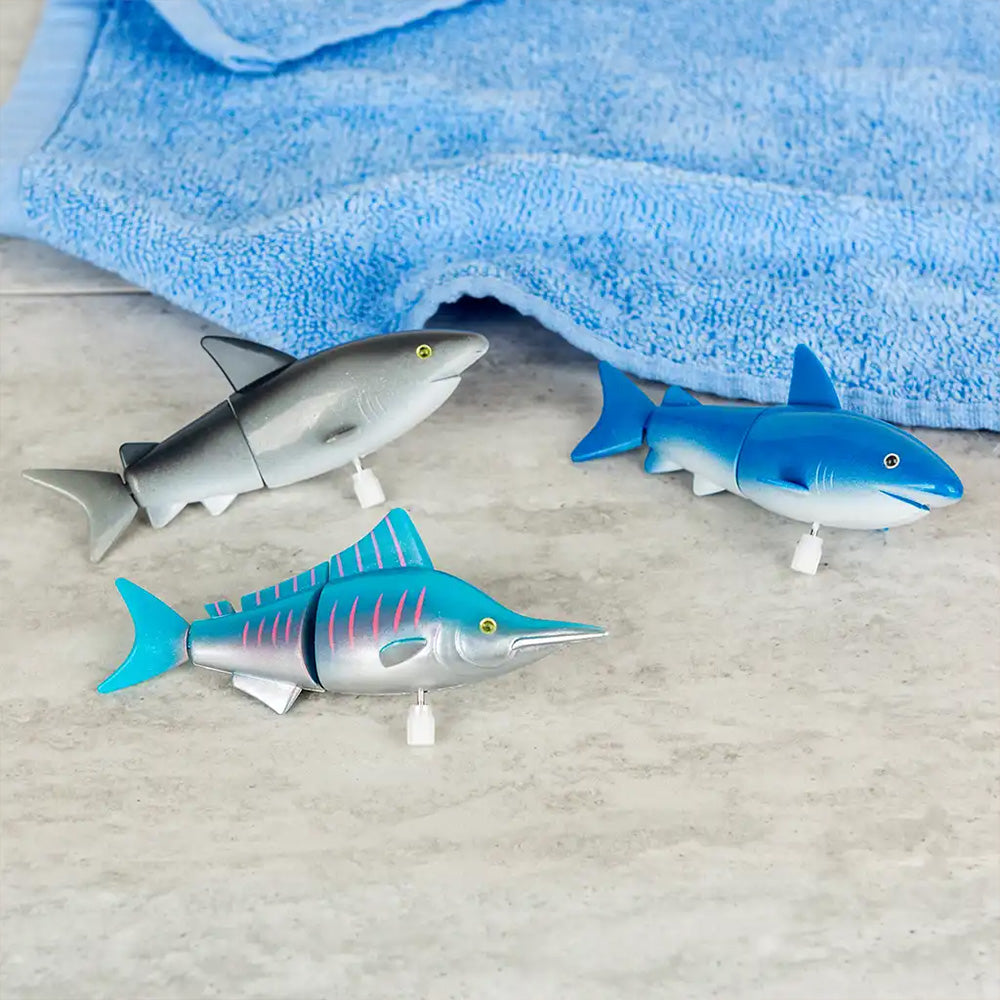 Shark | Wind-Up Swimming Toy | Bathtime | Single | Mini Gift | Cracker Filler