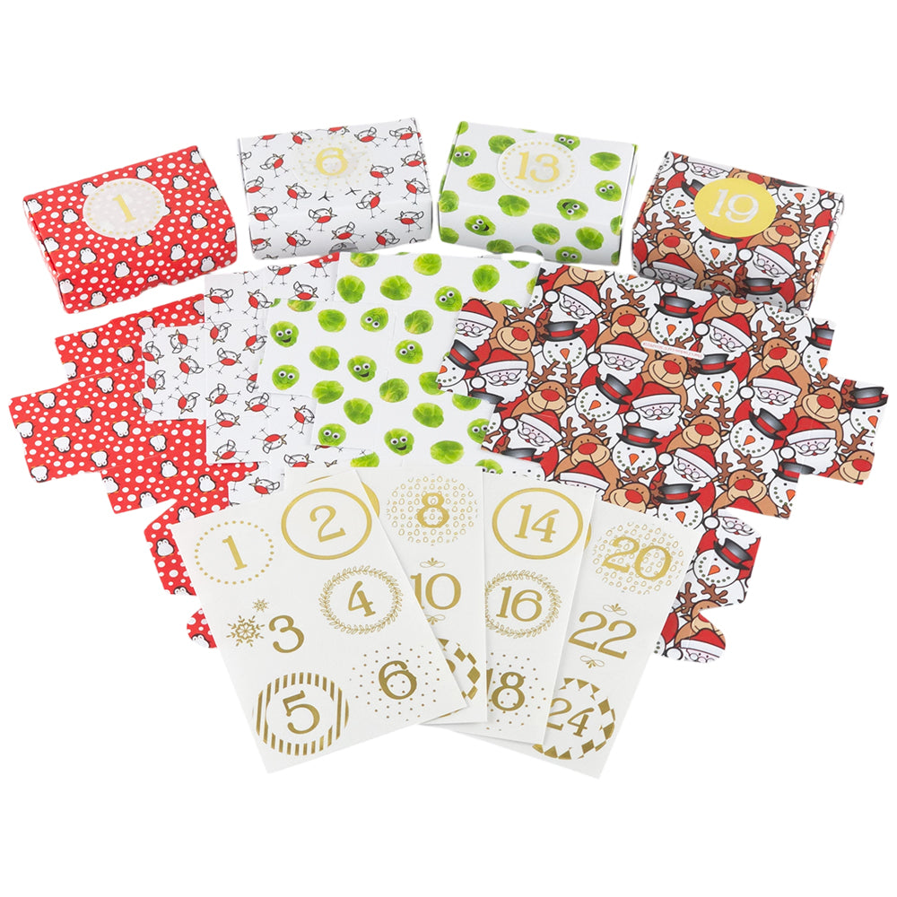 The Kids Collection | 24 Christmas Advent Soap Boxes & Numbers | Ready to Fill