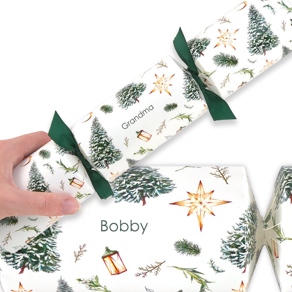 Personalised Cracker Making Craft Kit | Christmas Watercolour | Minimum 4