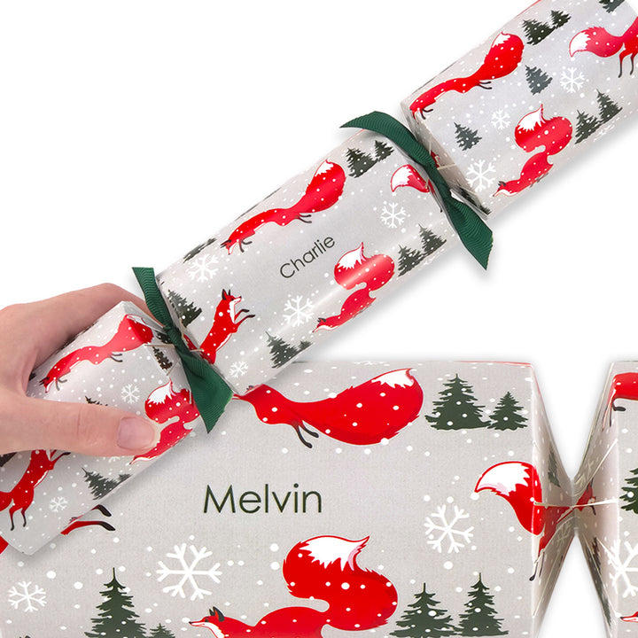 Personalised Cracker Making Craft Kit | Christmas Fox | Minimum 4