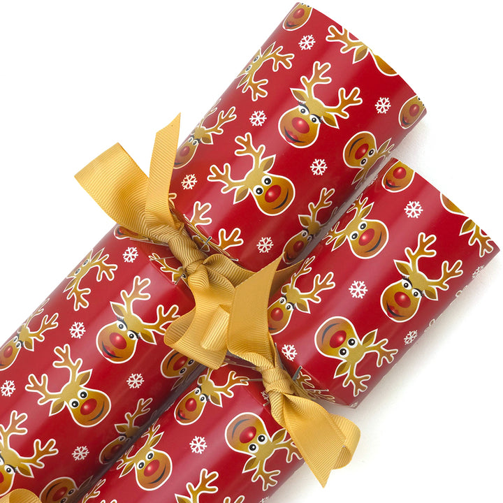 Cheery Rudolph | Extra Large &amp; Jumbo | Reusable DIY Christmas Cracker Sets