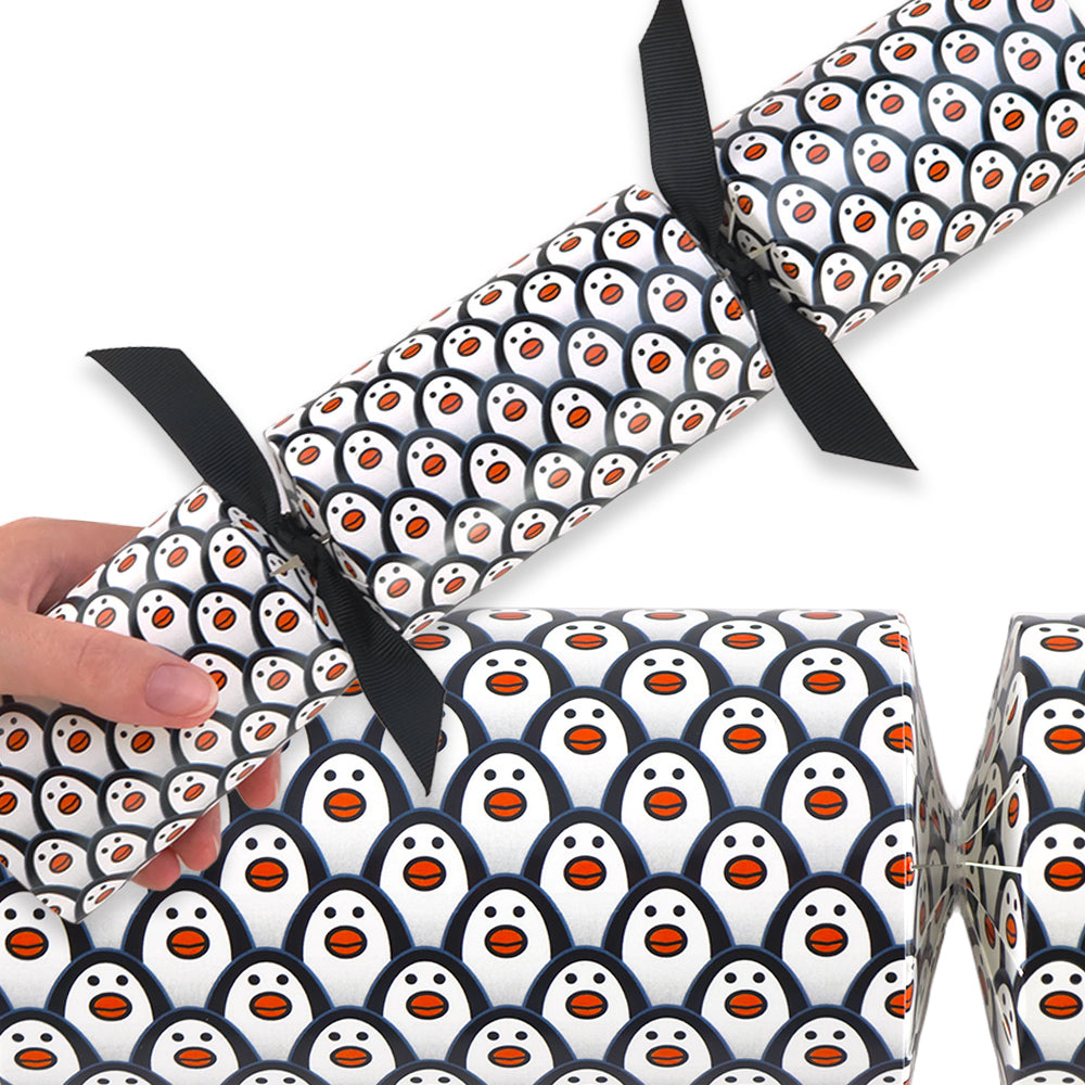 Reusable Keepsake Christmas Cracker Set | Just Penguins | Luxury DIY