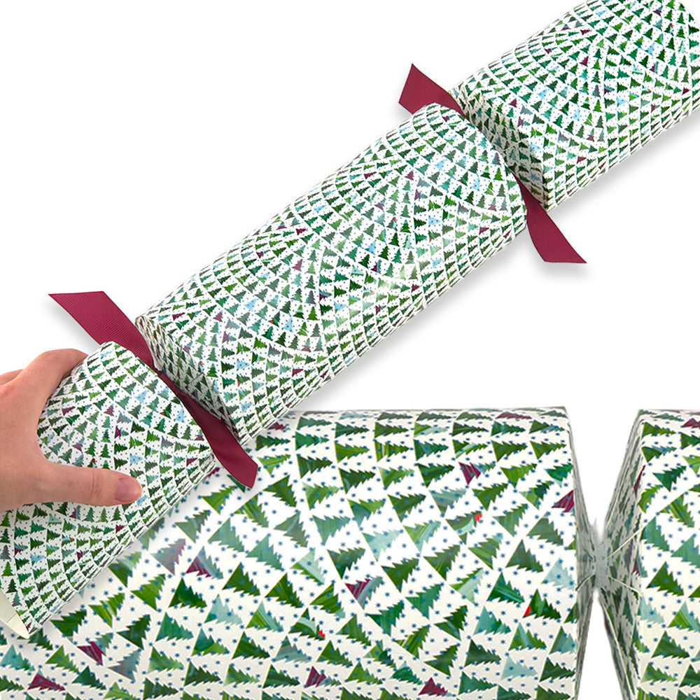 Extra Large & Jumbo | Reusable Keepsake Cracker Sets | Christmas Tree Wave