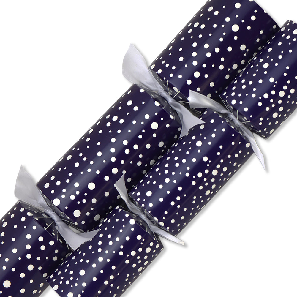 Midnight Blue Snowfall | Christmas Cracker Making Kit | Make & Fill Your Own