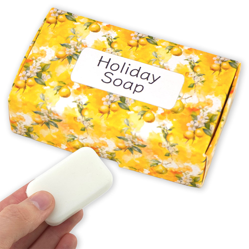 Holiday Soap | Bergamot | 20g Travel Soap Bar | Little Gift | Cracker Filler