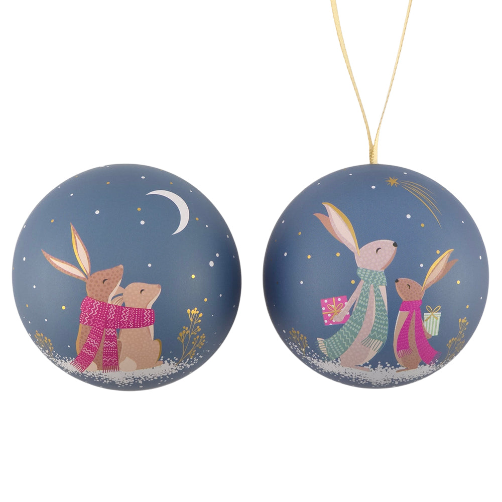 Fillable Tinware Christmas Bauble | Sara Miller | 7cm Wide | Choose a Design