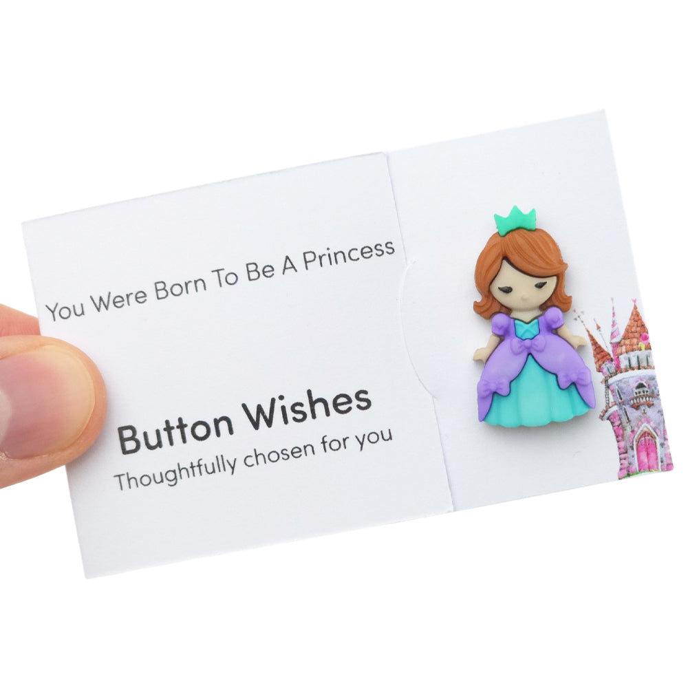 You Were Born to be a Princess | Button Wishes | Cracker Filler | Mini Gift