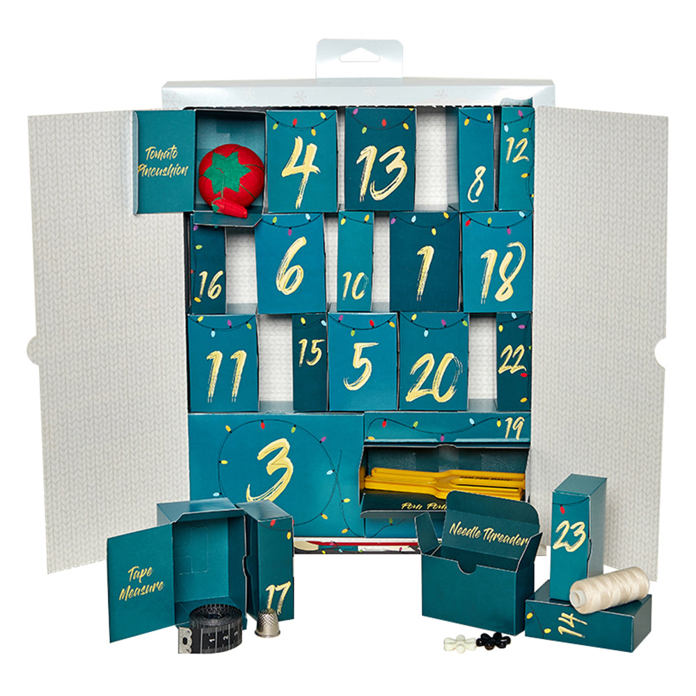 Fabulous Hemline Haberdashery Filled Advent Calendar | 24 Days