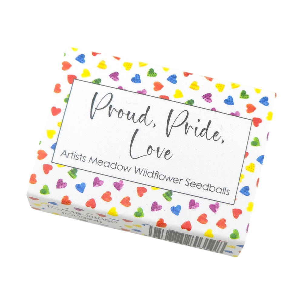 Proud, Pride, Love | Artist Mix | Seedball Box | Cracker Filler | Mini Gift