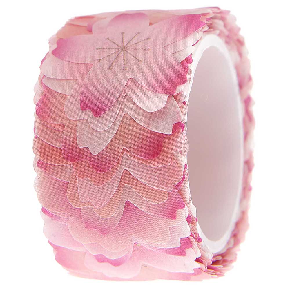 Cherry Blossom Flowers | Sakura | Washi Style Stickers | Reel of 200