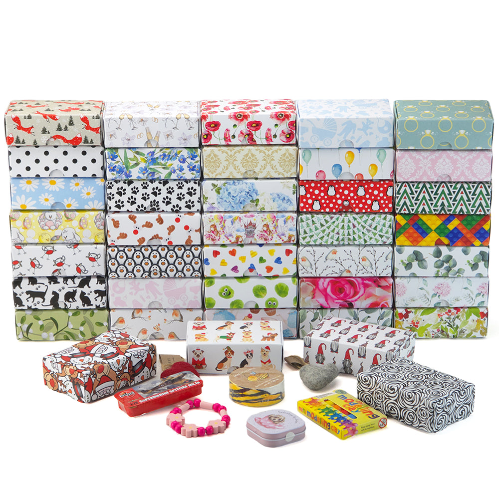 Pink Baby Shower | Little Gift Box | Soap Bar Sized | Single or 6 Boxes | 57x88x30mm