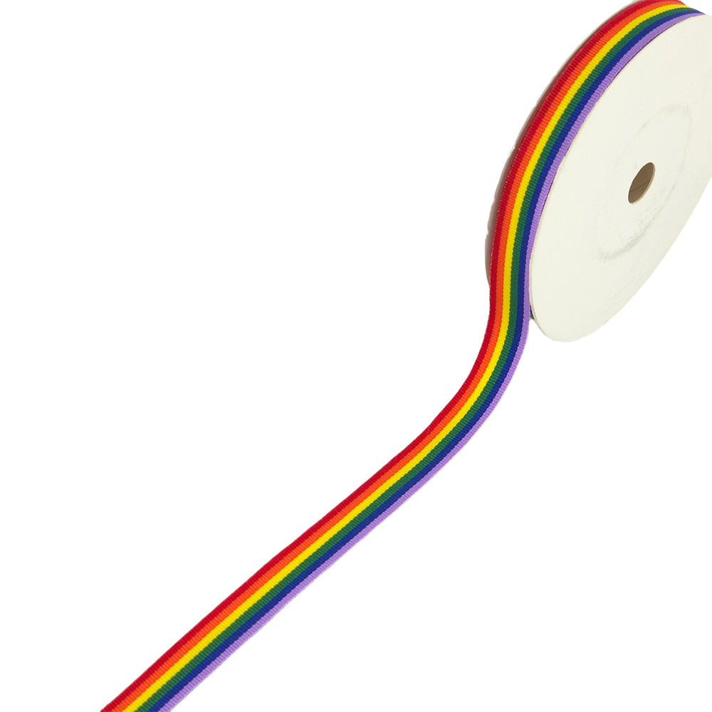 Gay Pride | Rainbow Ribbon | 10, 25 or 35mm Wide | 10m Long