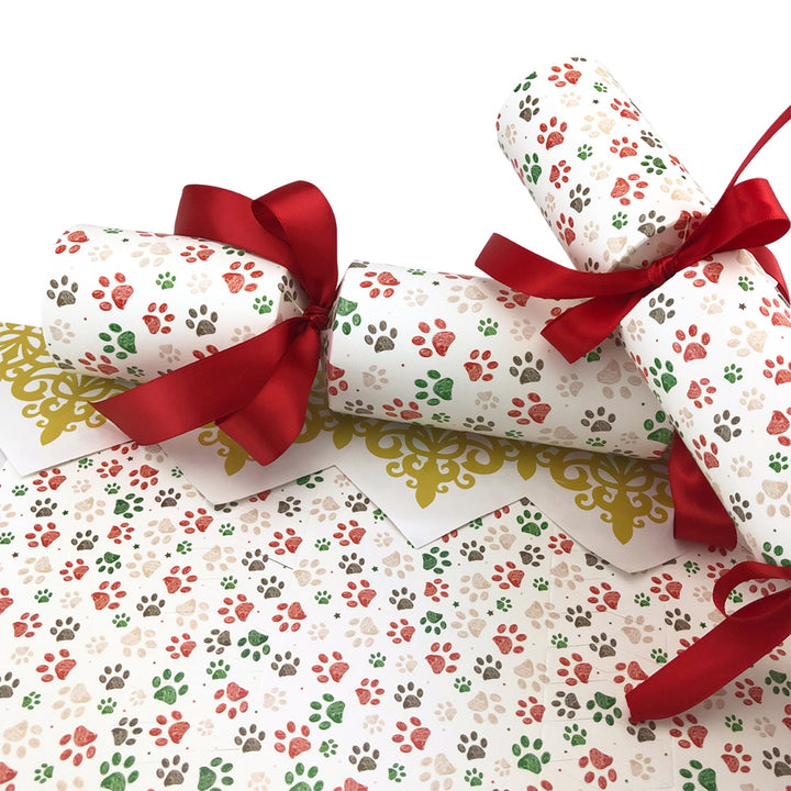Christmas Sketched Pawprints | Cracker Making Craft Kit | Make &amp; Fill Your Own