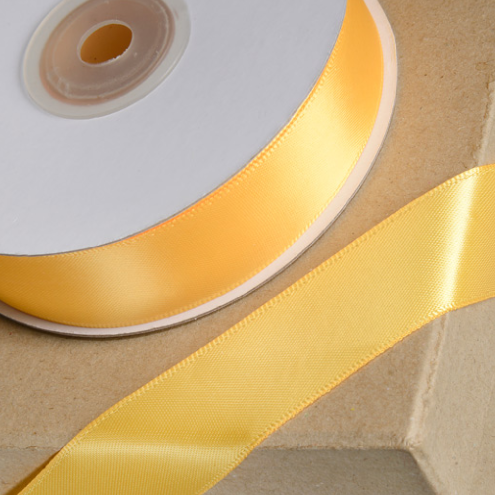 15mm or 23mm Double Faced Satin Ribbon | 25m Long