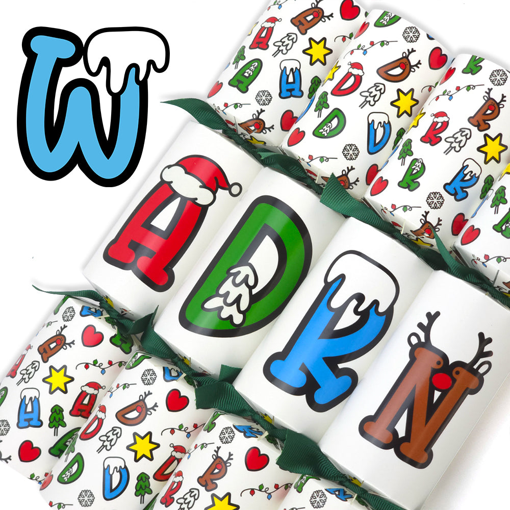 Letters A to Z | Single Christmas Cracker Making Craft Kit | Funtime Design