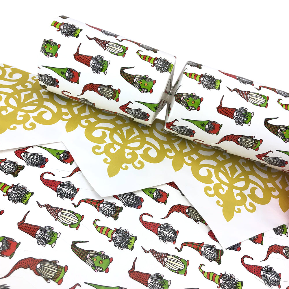 Bright Nordic Gonks | Christmas Cracker Making Craft Kit | Make &amp; Fill Your Own