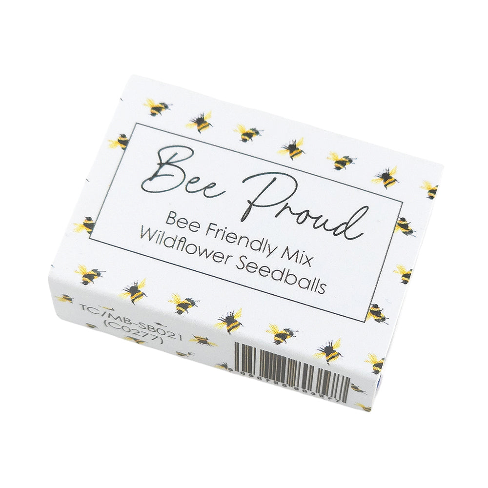 Bee Proud | Seedball Matchbox | Bee Mix | Cracker Filler | Mini Gift