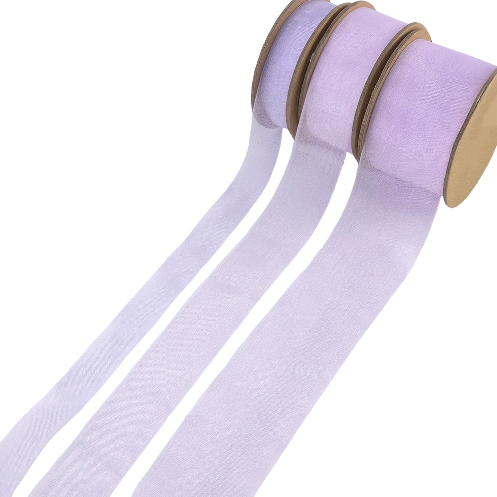 Organza Ribbons | 16mm to 50mm Wide | 5m Reel | Crafts & Cracker Making