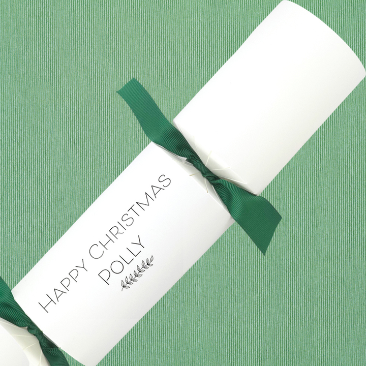 Personalised Merry Christmas Crackers | Craft Kit | Add Own Names | Minimum 4
