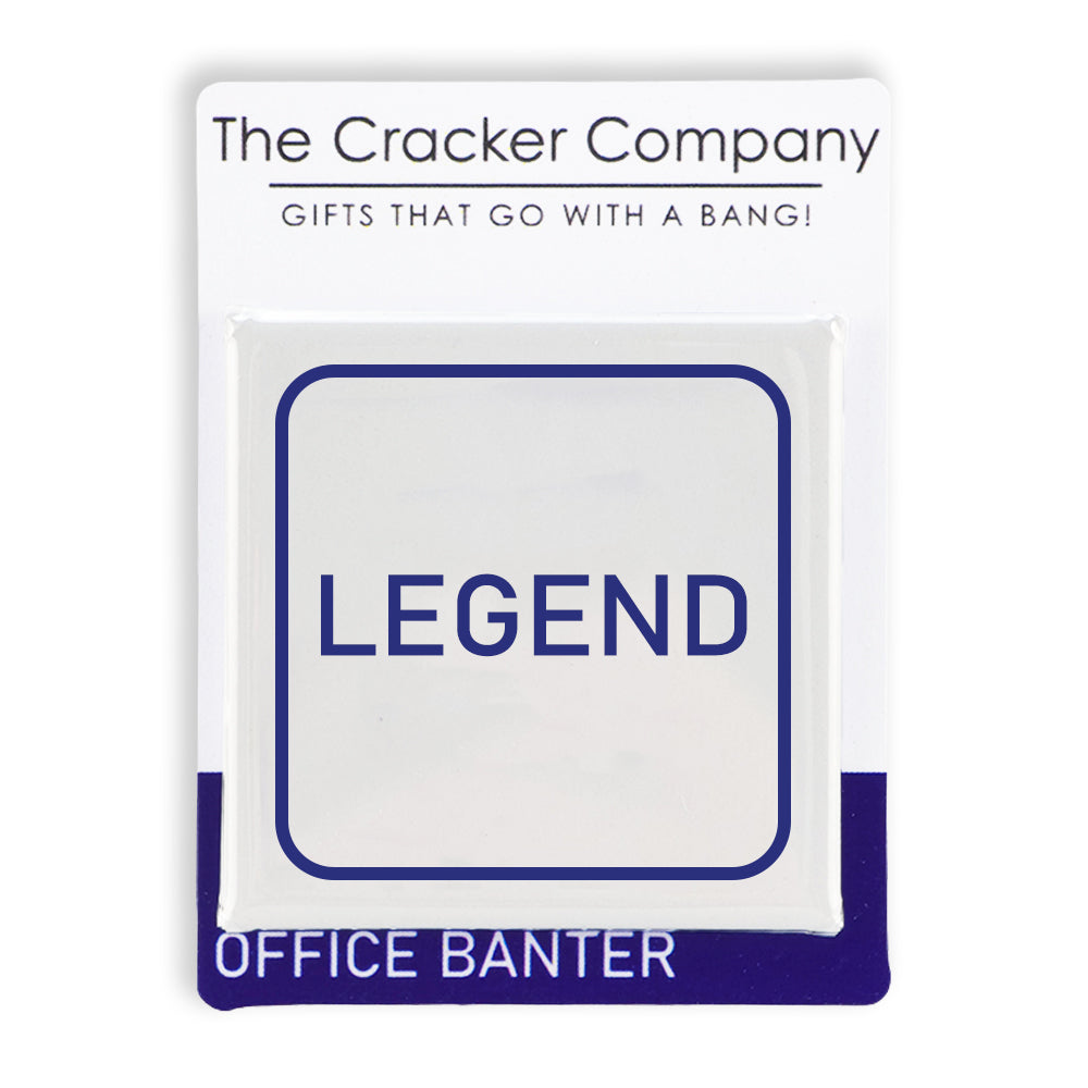 Legend | Fun Badge | Office Banter | Cracker Filler Gift