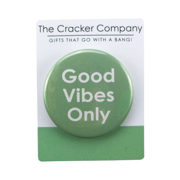Good Vibes Only | 38mm Button Pin Badge | Little Gift | Cracker Filler