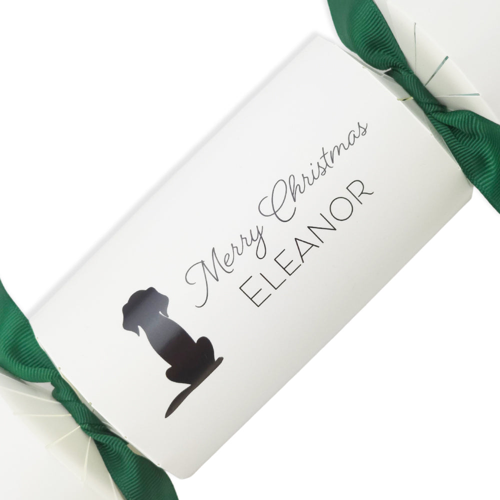 Personalised Dog Silhouette Crackers Craft Kit | Add Your Own Names | Minimum 4