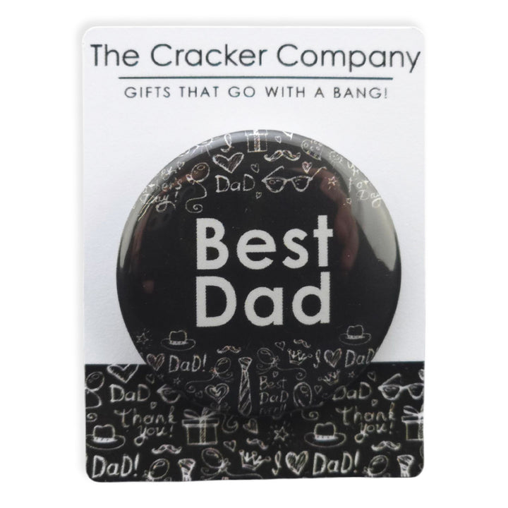 Best Dad | 38mm Button Pin Badge | Little Gift | Cracker Filler