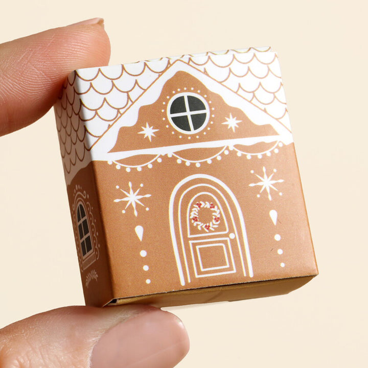 Gingerbread Man | Mini Matchbox & Christmas Token | Little Gift | Cracker Filler
