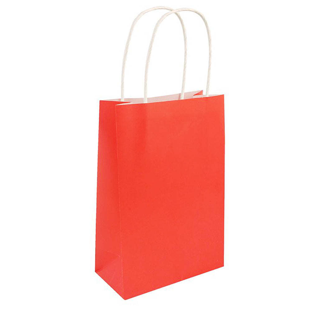 Paper Party Bags with Paper Handles | Choice of Colours | Recyclable | 21x14x7cm