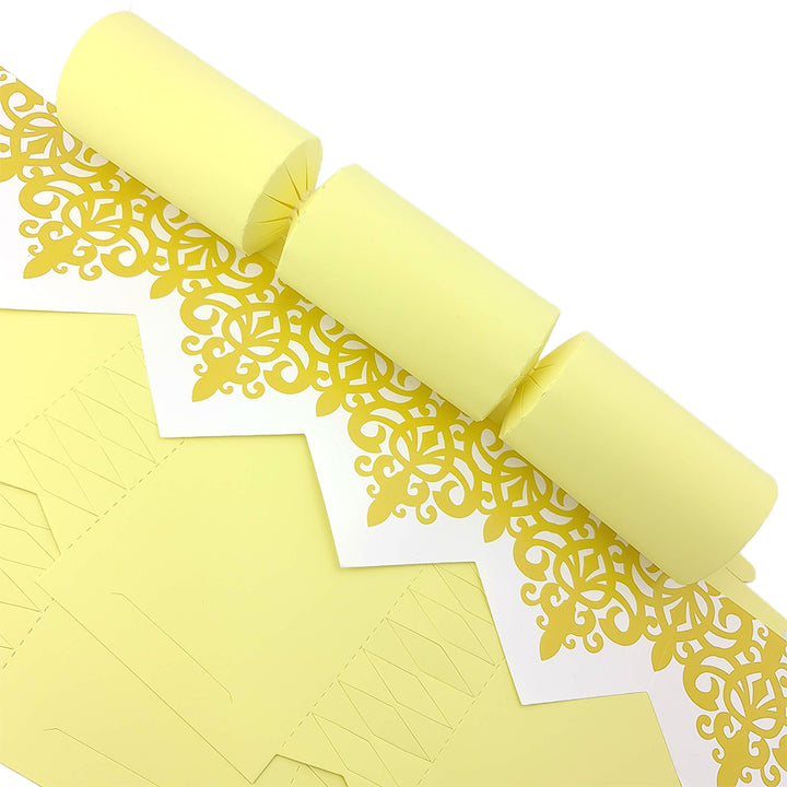 Pastel Yellow | Cracker Making DIY Craft Kits | Make Your Own | Eco Recyclable