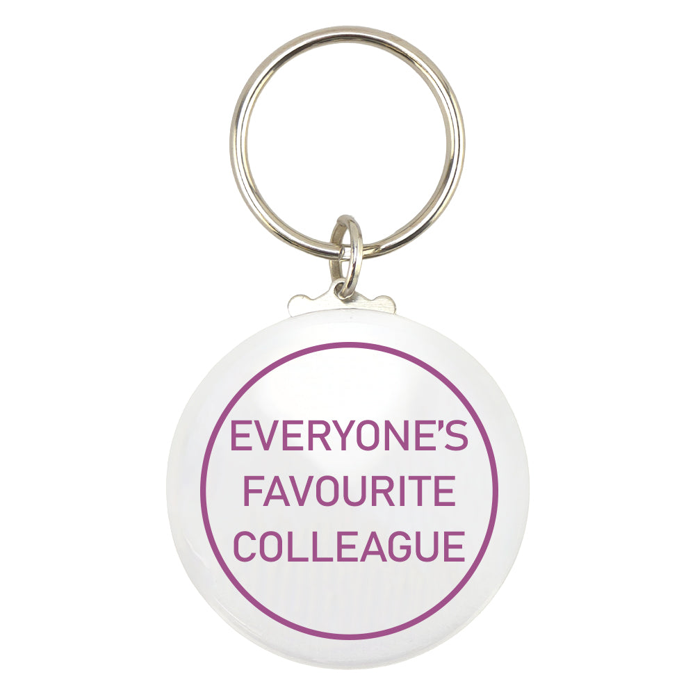 Everyone's Favourite Colleague | Fun Keyring | Office Banter | Cracker Filler Gift