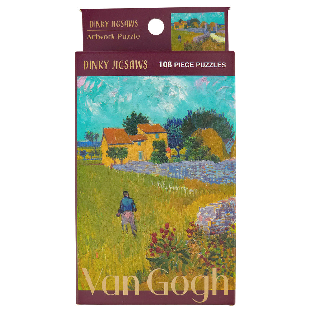 Van Gogh Dinky Jigsaw Puzzles | 6 Designs | 108 Pieces | Little Gift