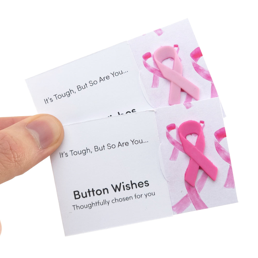 It’s Tough But So Are You | Button Wishes Sew On Token | Mini Cracker Filler