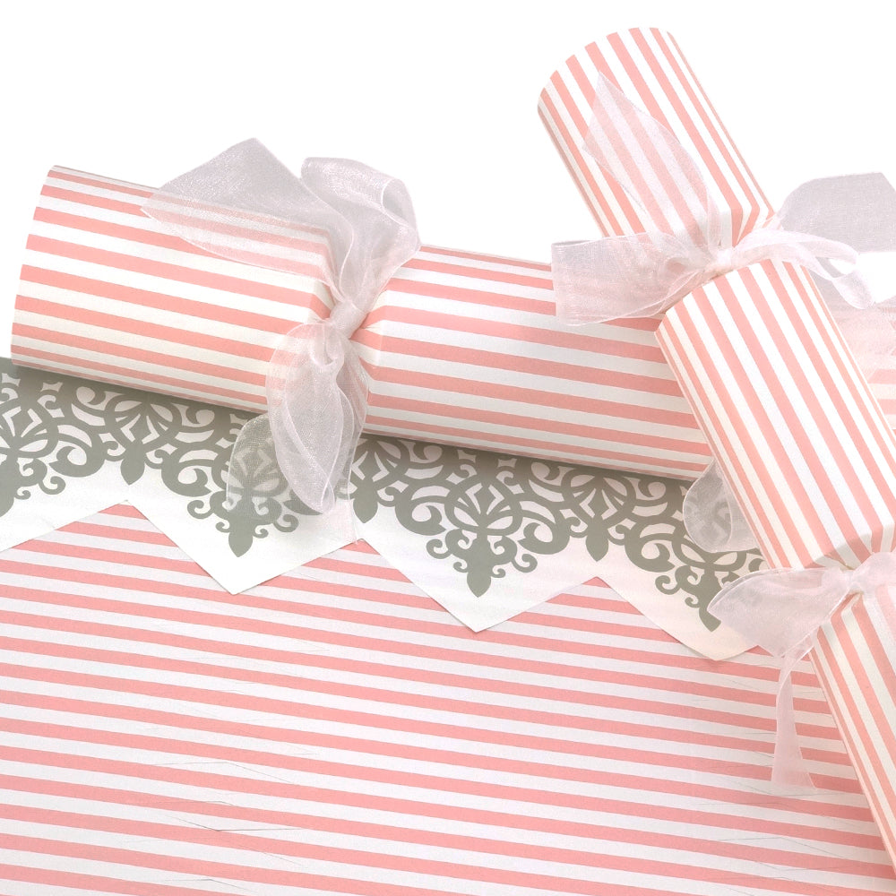 Pink Candy Stripes | Cracker Making Craft Kit | Make & Fill Your Own