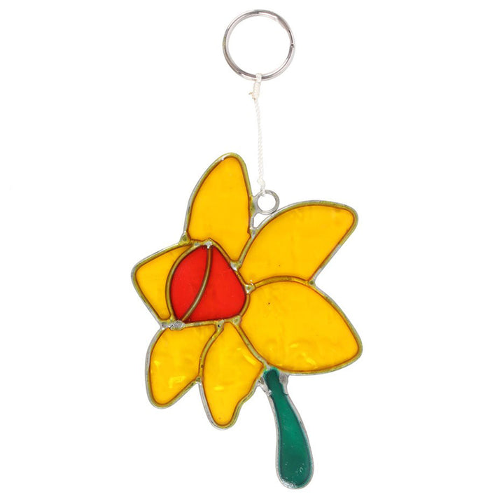 Daffodil | Hanging Glass Suncatcher | Pretty Gift for Ladies