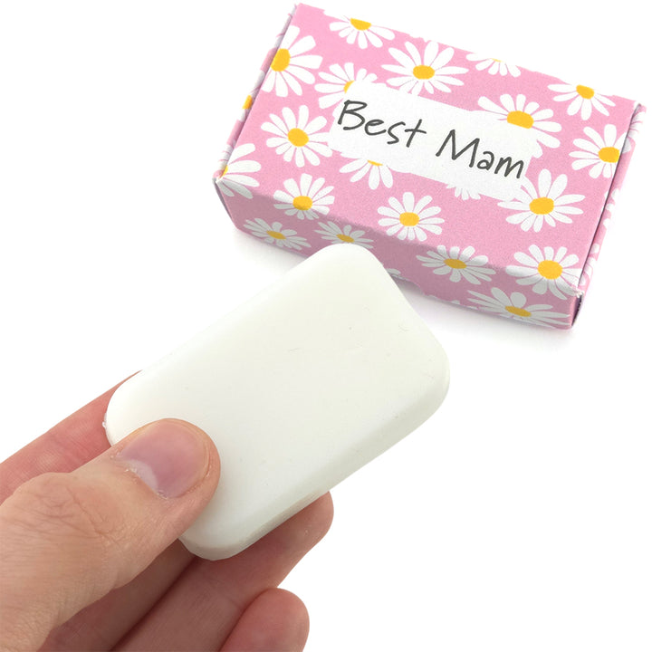 Best Mam | Tea Rose & Peony | 20g Travel Soap Bar | Mini Gift | Cracker Filler