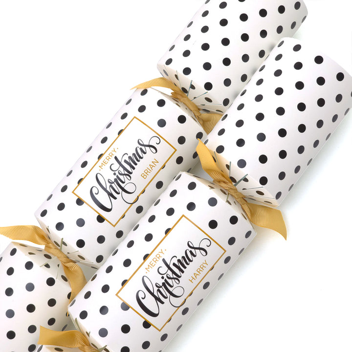 Personalised Cracker Making Craft Kit | Christmas Spots | Minimum 4