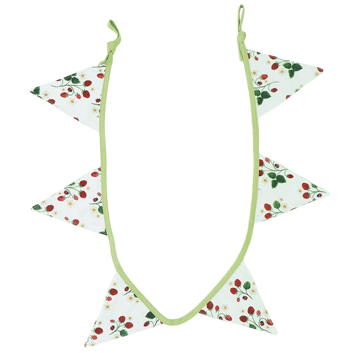 Strawberries & Ladybirds | 1.8m Cotton Bunting  | 6 Pennants | Gisela Graham