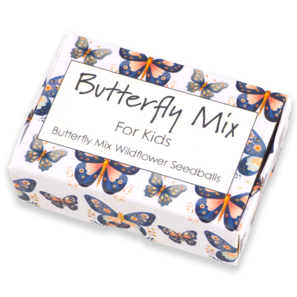 Butterfly Mix for Kids | 6 Seedball Matchbox | Cracker Filler | Little Gift