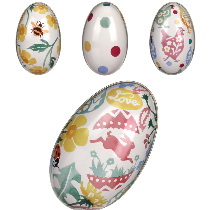 Cute Emma Bridgewater Two-Part Tinware Eggs | Fillable Easter Gift